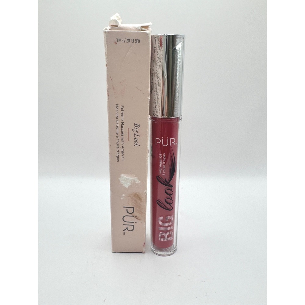 PUR Big Look Extreme Mascara with Argan Oil Black NIB
